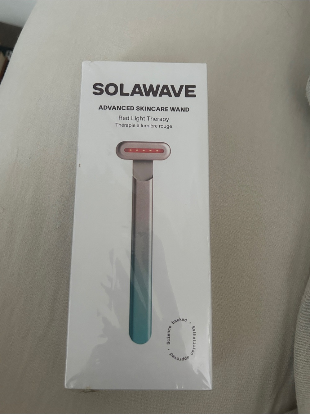 UNOPENED - Solawave Advanced Skincare Wand - Teal Gradient